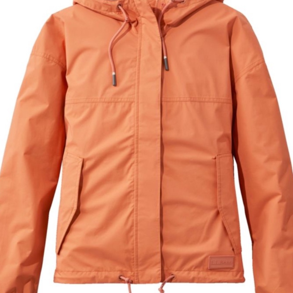 L.L Bean Women's Wharf Street Rain Jacket Size Medium Petite